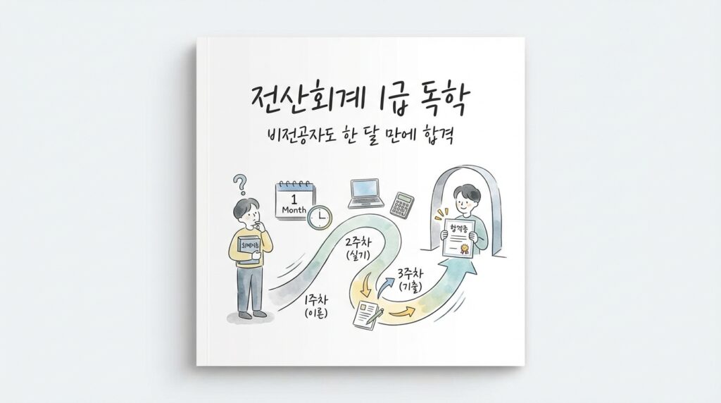 전산회계 1급 독학 비전공자도 한 달 만에 합격하는 공부 기간과 꿀팁