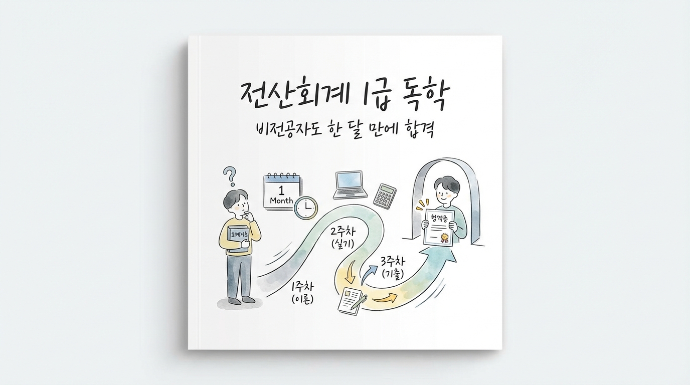 전산회계 1급 독학 비전공자도 한 달 만에 합격하는 공부 기간과 꿀팁