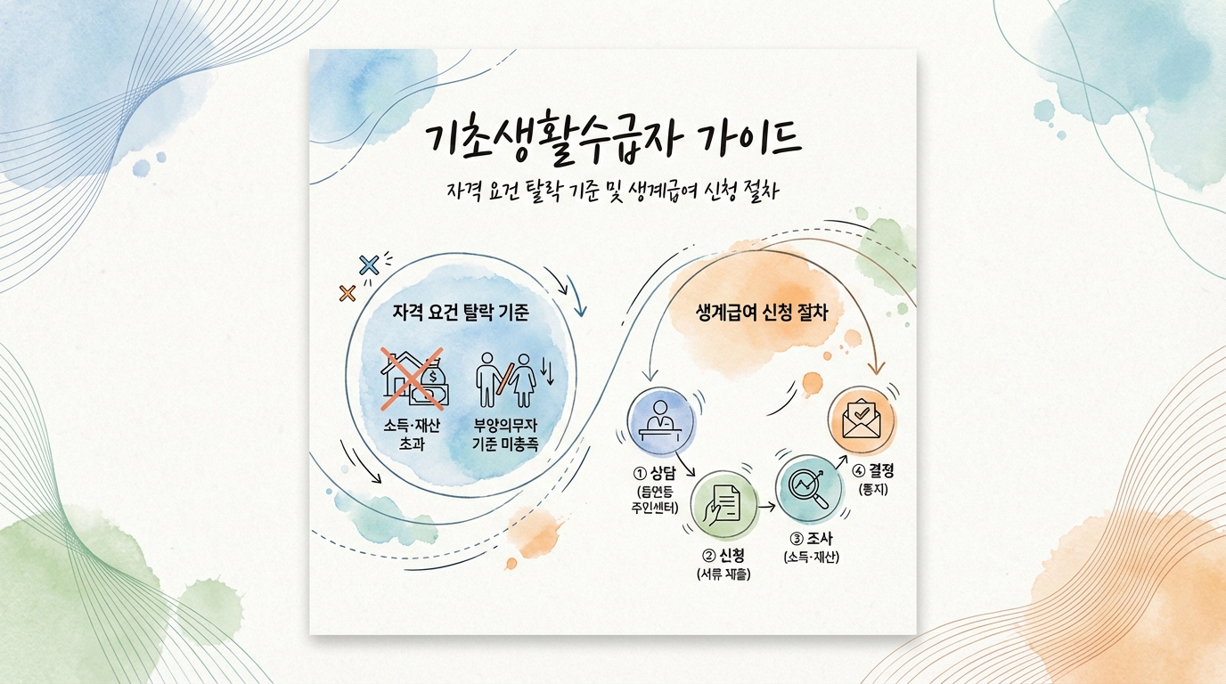 기초생활수급자 자격 요건