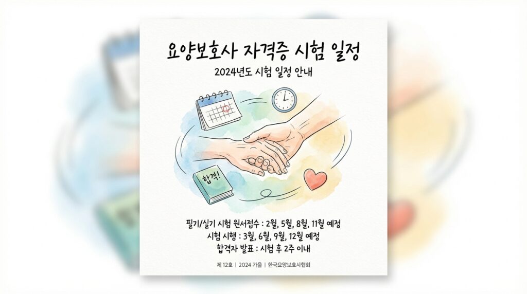 요양보호사 자격증 시험 일정