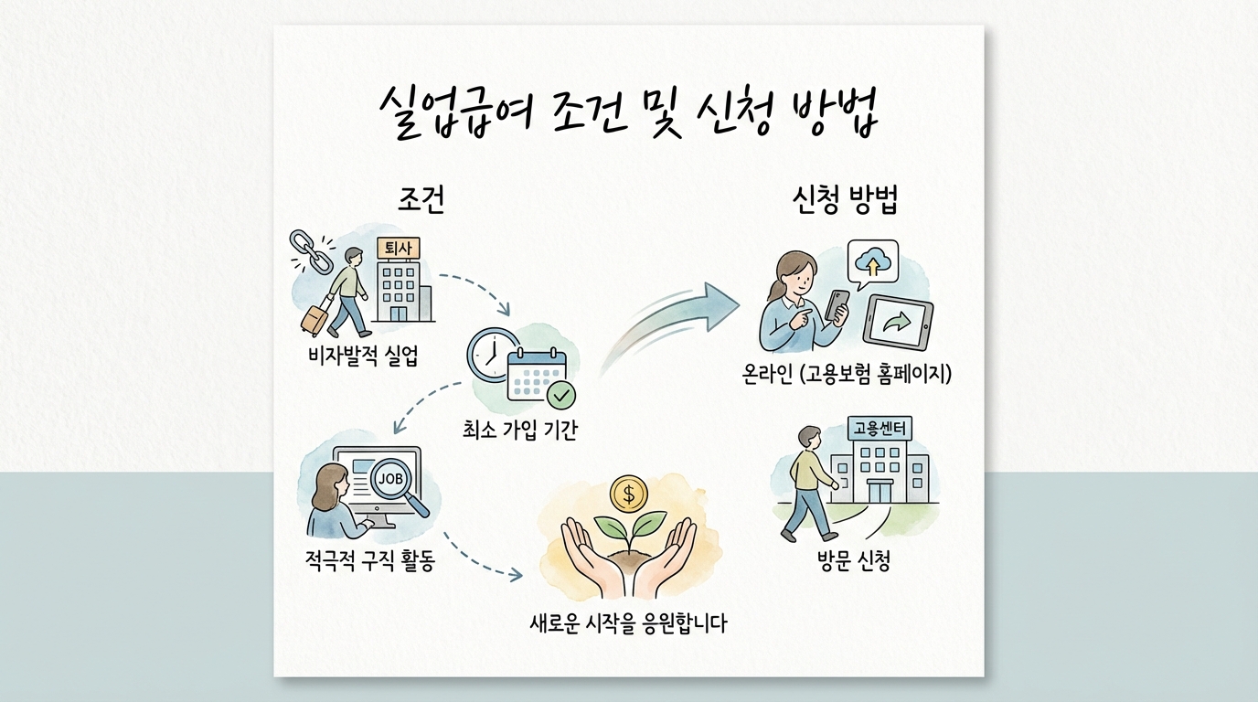 실업급여 조건 및 신청 방법 자발적 퇴사도 받는 예외 사유 총정리