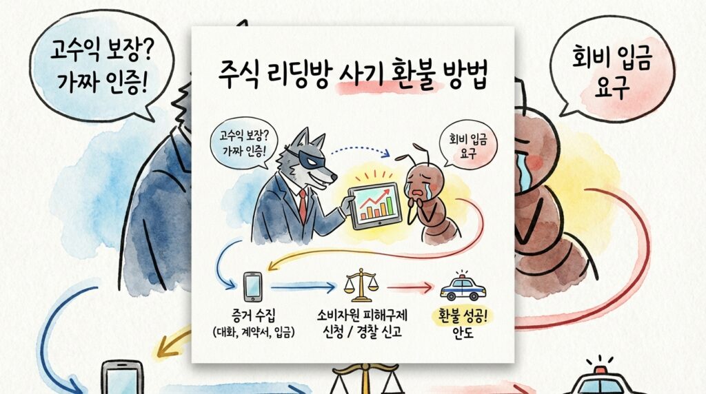 주식 리딩방 사기 환불 방법과 피해 구제 사례 대응 요령