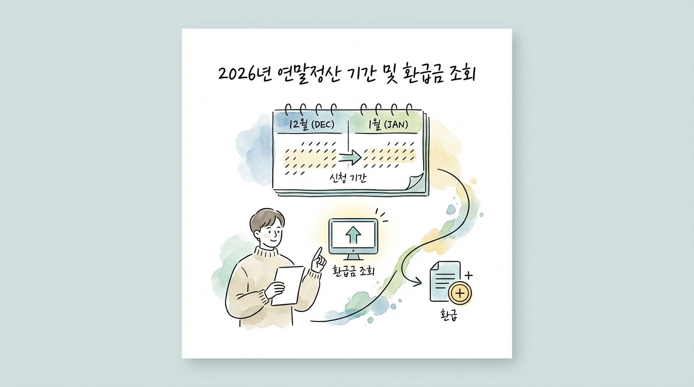 2026년 연말정산 기간 및 환급금 조회 미리보기와 달라진 점 총정리