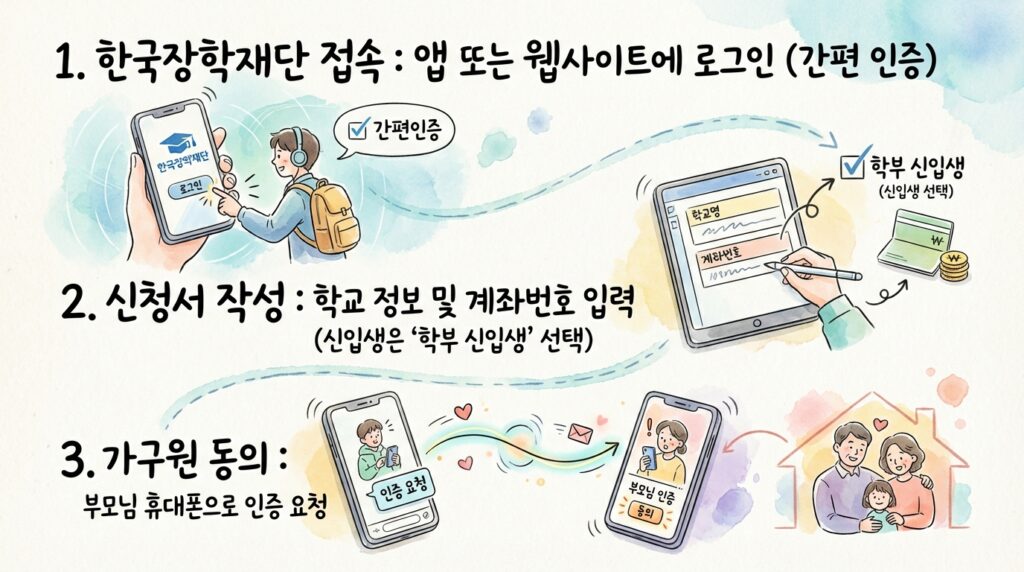 2026년 1학기 국가장학금 2차 신청 방법