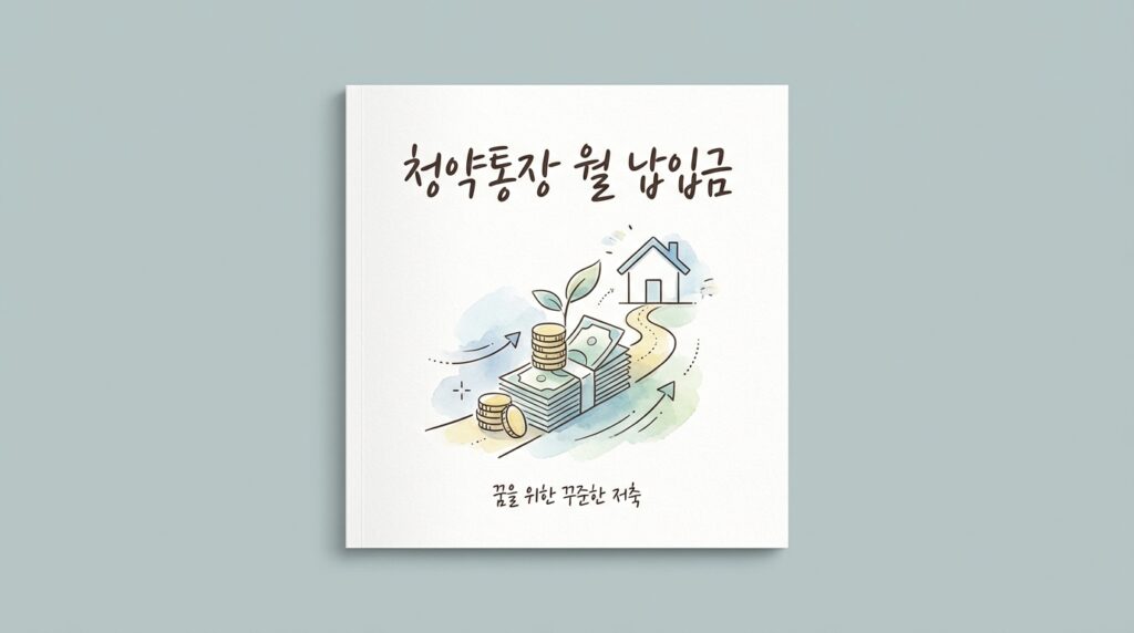 청약통장은 얼마를 넣어야 하나