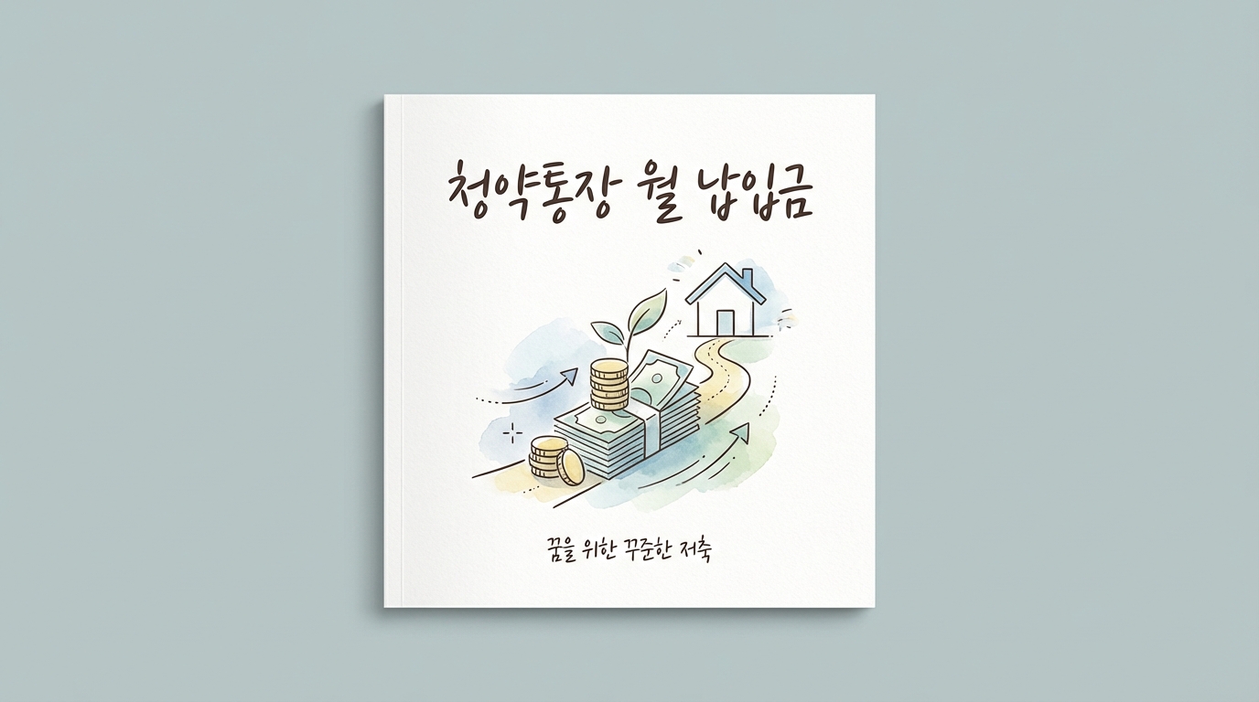 청약통장은 얼마를 넣어야 하나