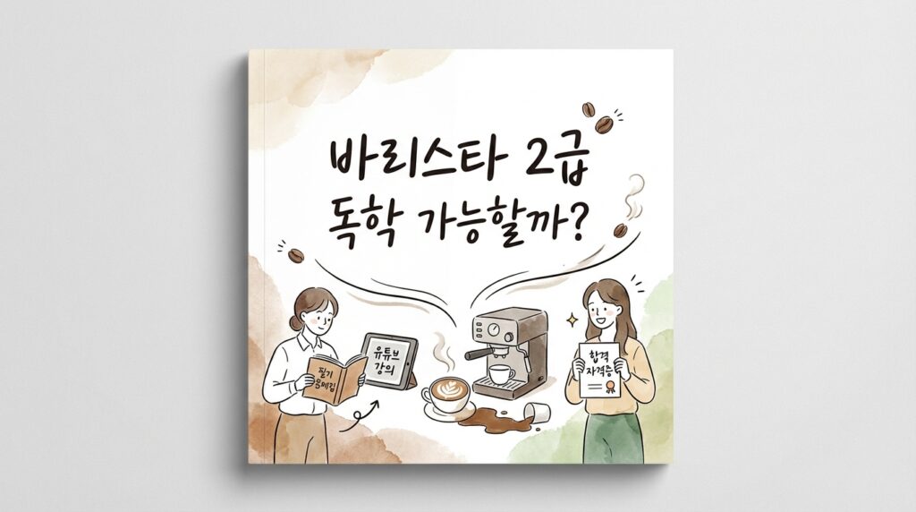 바리스타 2급 실기 필기 독학 가능할까?