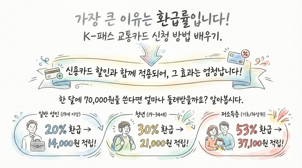 K-패스 교통카드 환글률